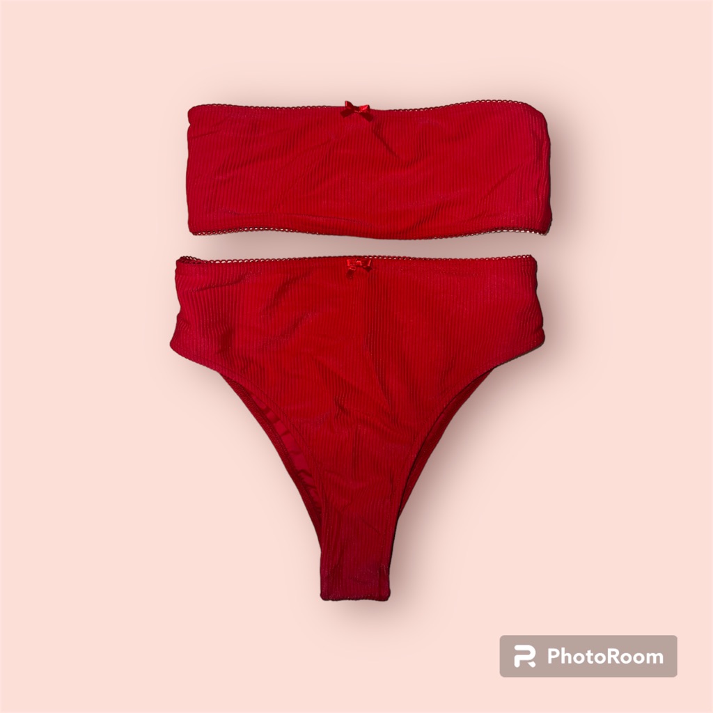 Frankie’s Bikinis Red Bikini